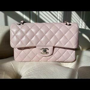 Gorgeous Baby/Sakura Pink Chanel Classic Small Flap Bag!